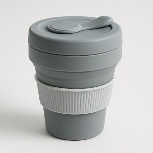 1 Silicone Collapsible Coffee Cup Leakproof