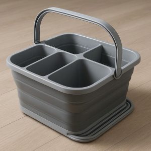 19 Multi Compartment Foldable Cleaning Bucket