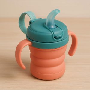 Kids Safe Foldable Sipper Cup Spill Proof