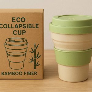 Eco Collapsible Cup Set Bamboo Fiber