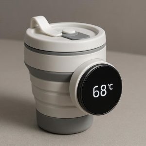 6 Smart Temperature Display Folding Cup
